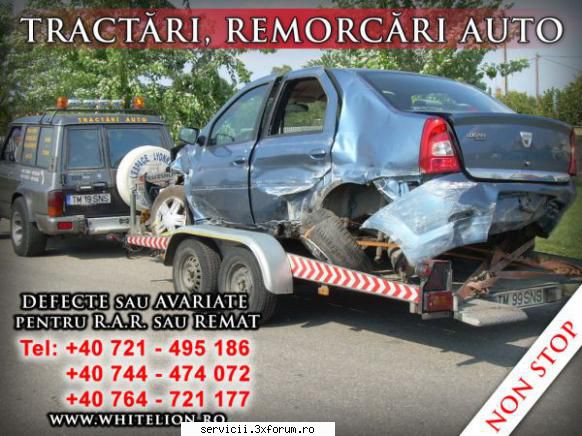 tractari, remorcari auto non-stop
