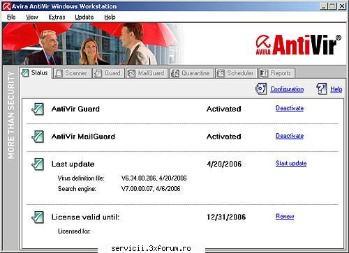 un antivirus foarte eficient si de programe malitioase (virusi, troiani, viermi, etc) toate